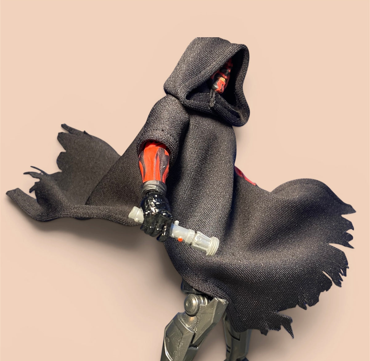 6 inch black series action figure (1:12 scale) Wired Shadow lord poncho and wired removable hood