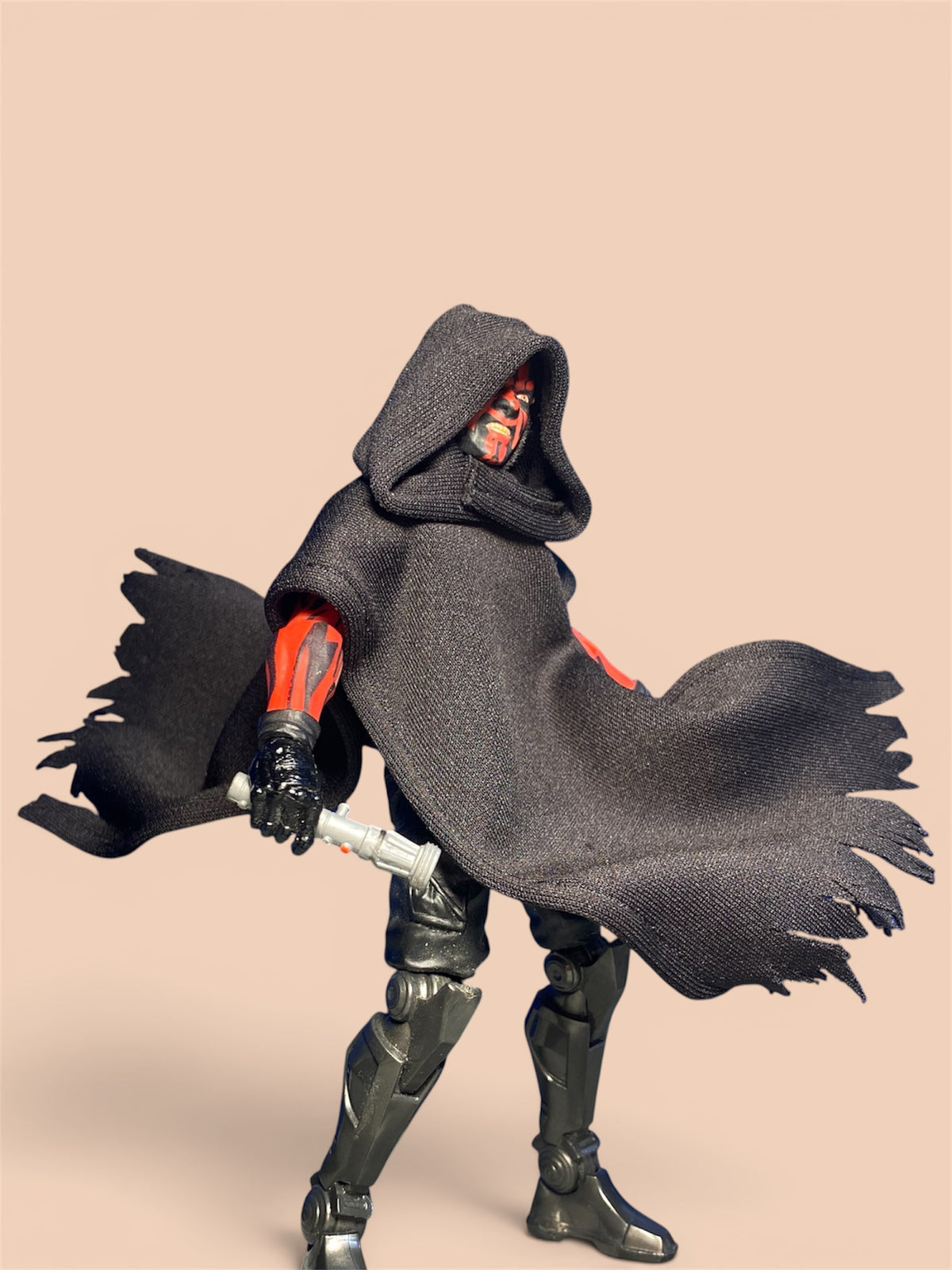 6 inch black series action figure (1:12 scale) Wired Shadow lord poncho and wired removable hood