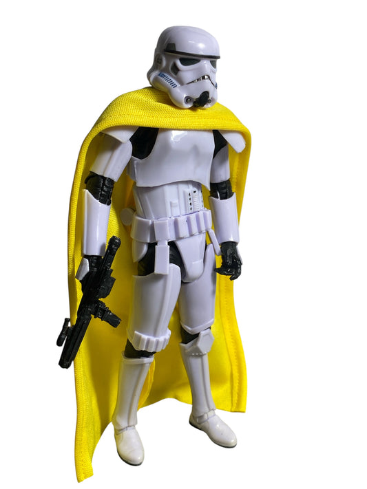 1:12 scale yellow action figure cape