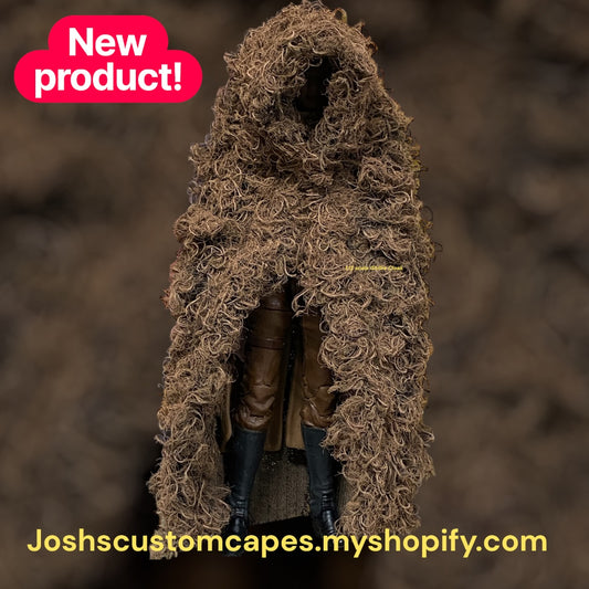 Ghillie Cloak for 1:12 scale (6 inch) Action Figures