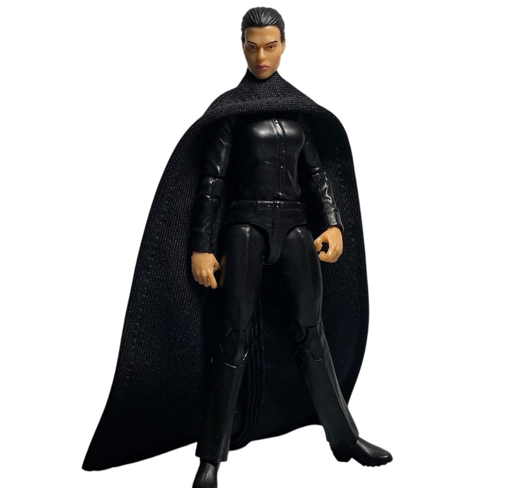 1:18 Scale Handmade Black Cape