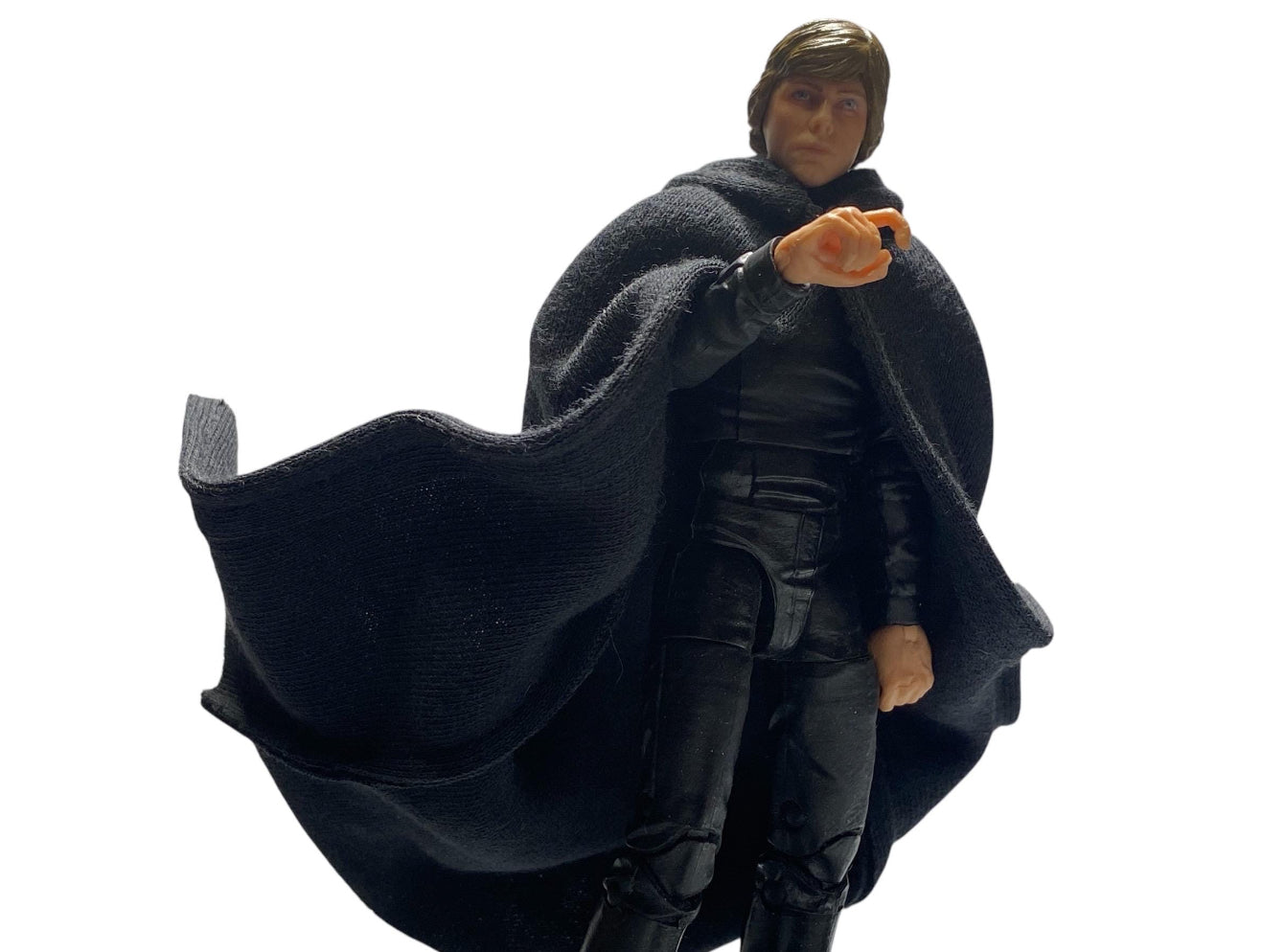 1:12 Scale Handmade Black Wired Cloak