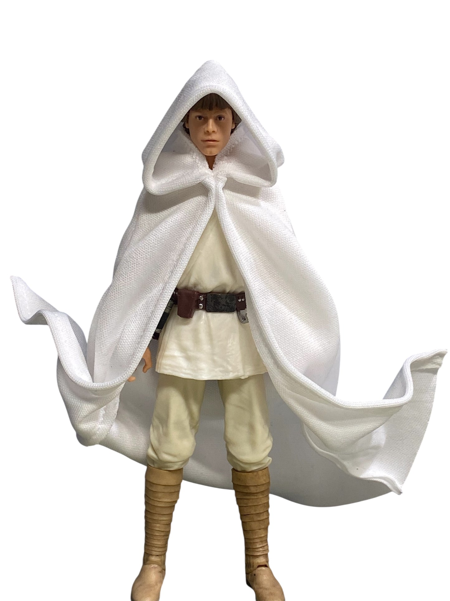 1:12 Scale White Wired Action Figure Cloak