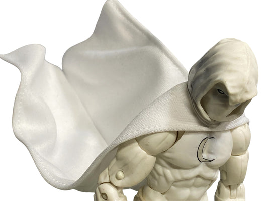 1:12 scale White Action Figure Cape