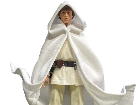 1:12 Scale White Wired Action Figure Cloak
